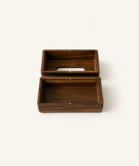 Akazie Taschentuchbox 21 cm