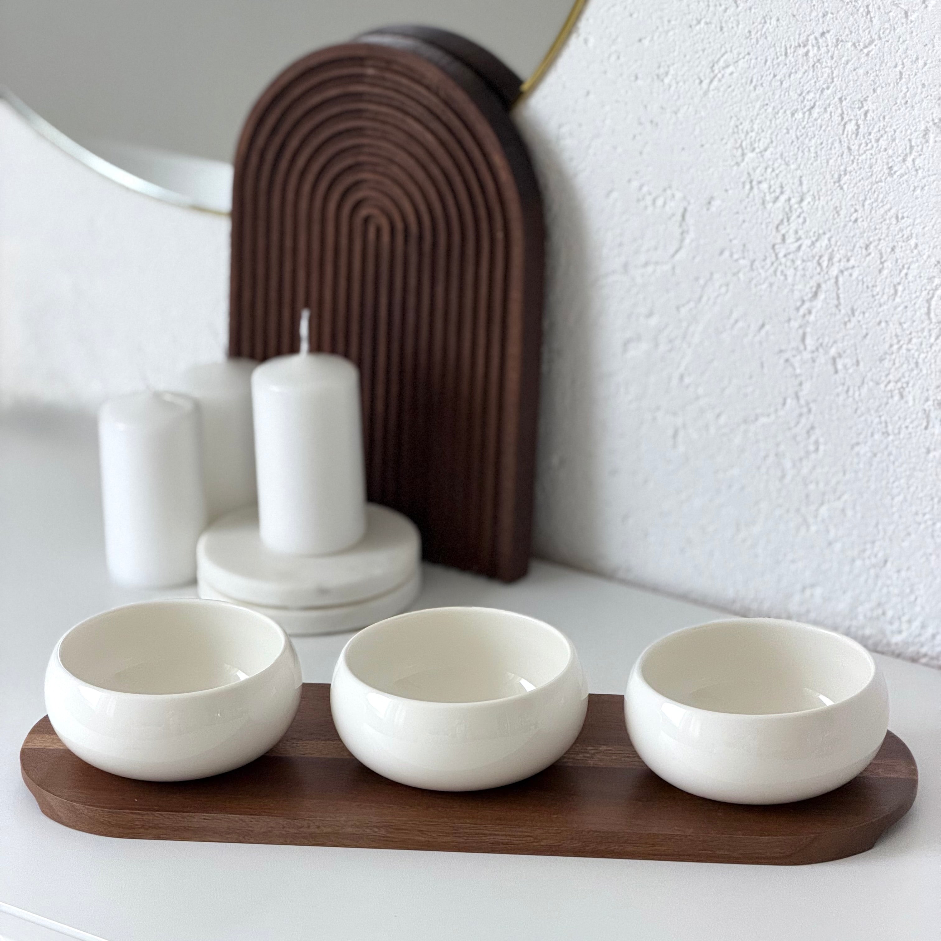 Belicia Servierschalen Set 4-Teilig Groß