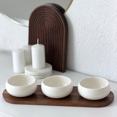 Belicia Servierschalen Set 4-Teilig Groß