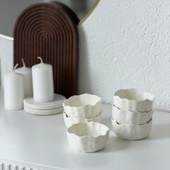 Angels Dipschalen 6-er Set Weiß