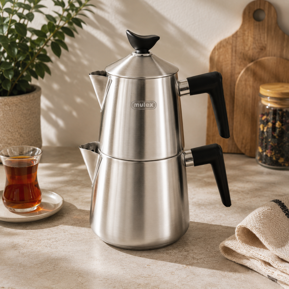 Mulex Teekanne 1 L+ 1,75 L Matt