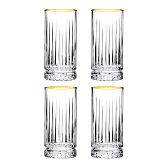 Pasabahce Elysia Golden Touch Cocktailglas 4-Teilig 280ml