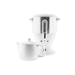Mulex Teekocher 1800 W - 4 L Wasserbehälter & 1,5 L Porzellan-Teekanne