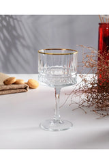 Pasabahce - Elysia Golden Touch 4er Cocktailglas mit Fuß 500 ml