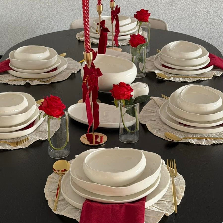 Planet Weiß Geschirrset 29 Teilig für 6 Personen