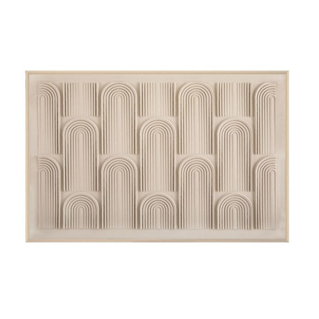 XL Wanddekoration 80X120 CM Beige