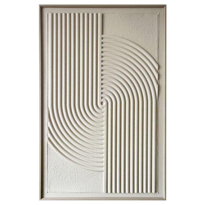 XL Wanddekoration 80X120 CM Beige