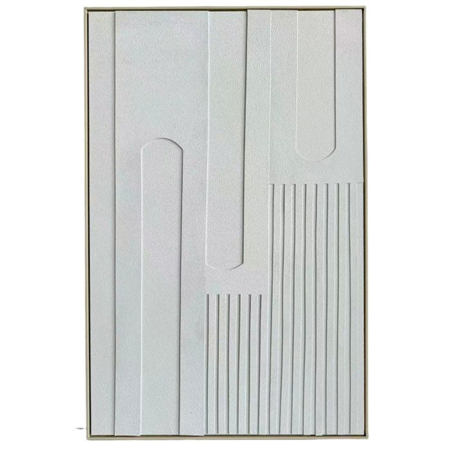 XL Wanddekoration 80X120 CM Weiß