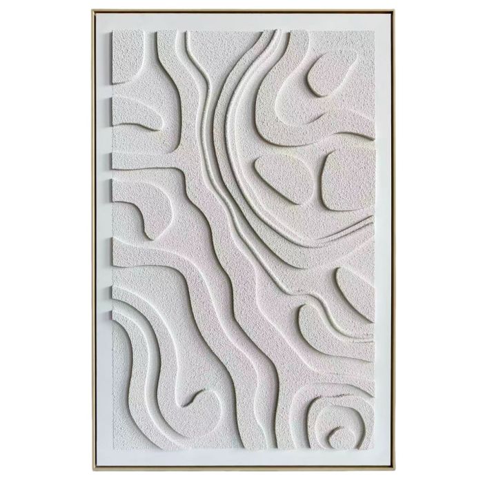 XL Wanddekoration 80X120 CM Weiß