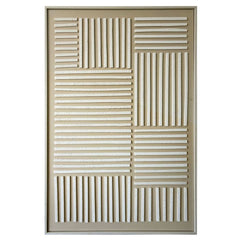 XL Wanddekoration 80X120 CM Weiß-Beige