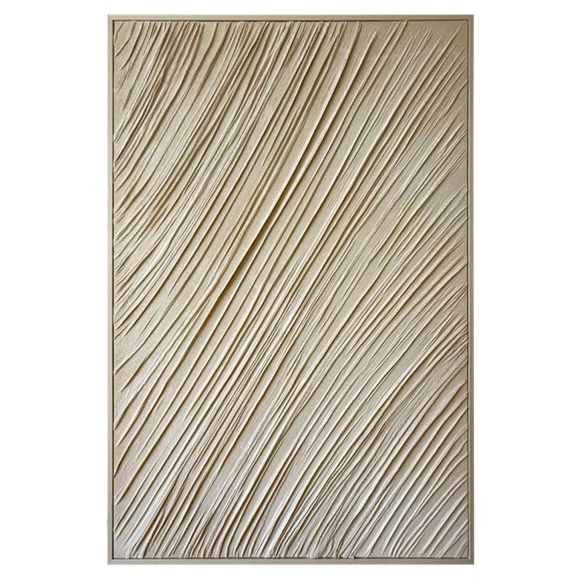 XL Wanddekoration 80X120 CM Weiß-Beige