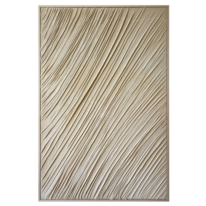 XL Wanddekoration 80X120 CM Weiß-Beige