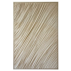 XL Wanddekoration 80X120 CM Weiß-Beige
