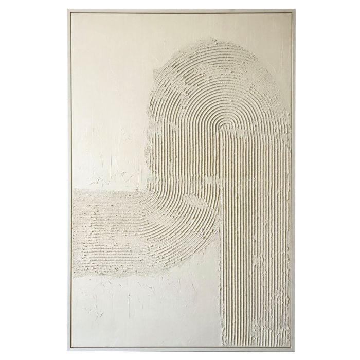 XL Wanddekoration 80X120 CM Weiß-Beige