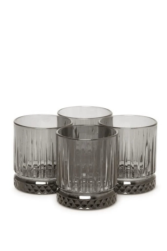 Pasabahce Elysia 4er Trinkglas Grau 355 ml