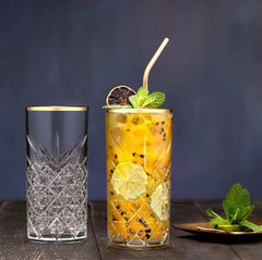 Pasabahce - Timeless Golden Touch 4er Cocktailglas 450 ml