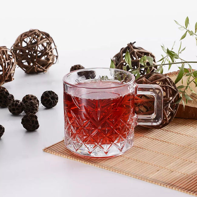 Pasabahce Timeless 2er Teeglas mit Henkel 195 ml