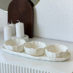 Angles Schalen Set Weiß 4-Teilig