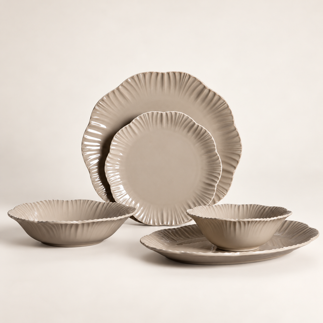 Bernis Geschirr Set Beige