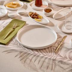 Karaca Bone China Olla 28-teiliges Servierset für 6 Personen, Weiß