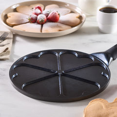 Karaca Fluffy Love Antihaft-Pfannkuchen Pfanne mit Induktionskeramikbeschichtung, 26 cm