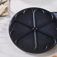 Karaca Fluffy Love Antihaft-Pfannkuchen Pfanne mit Induktionskeramikbeschichtung, 26 cm