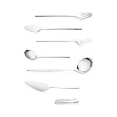 Karaca Moongate 7-teiliges Servierset, Silber