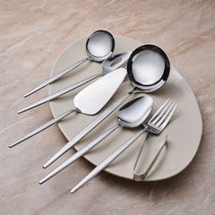 Karaca Moongate 7-teiliges Servierset, Silber