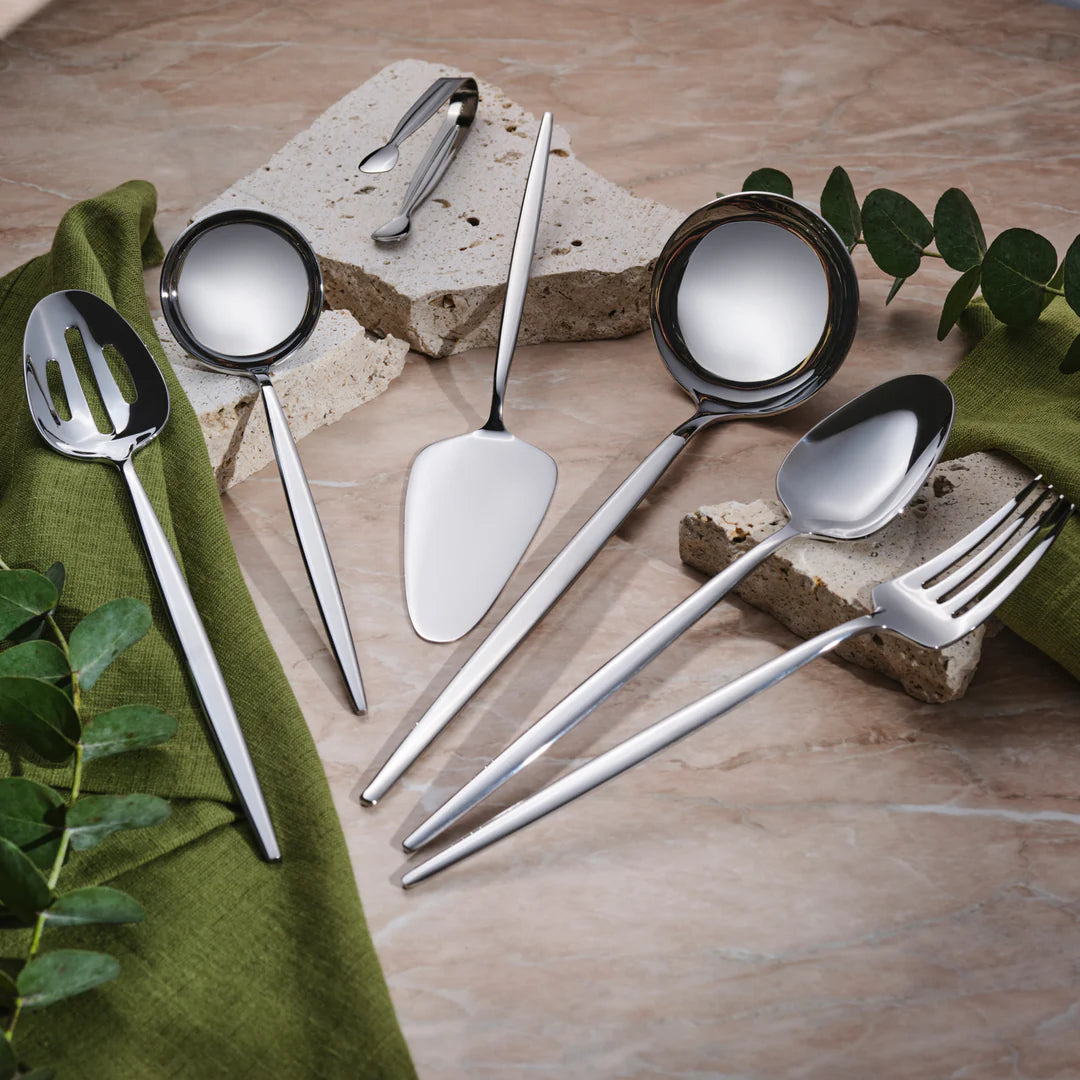 Karaca Moongate 7-teiliges Servierset, Silber