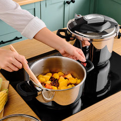 Karaca Perfect Gray 4 + 6 Liter Schnellkochtopfset
