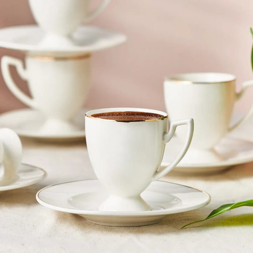 Karaca Boyoz Kaffeetassen-Set, 6 Personen, 85 ml