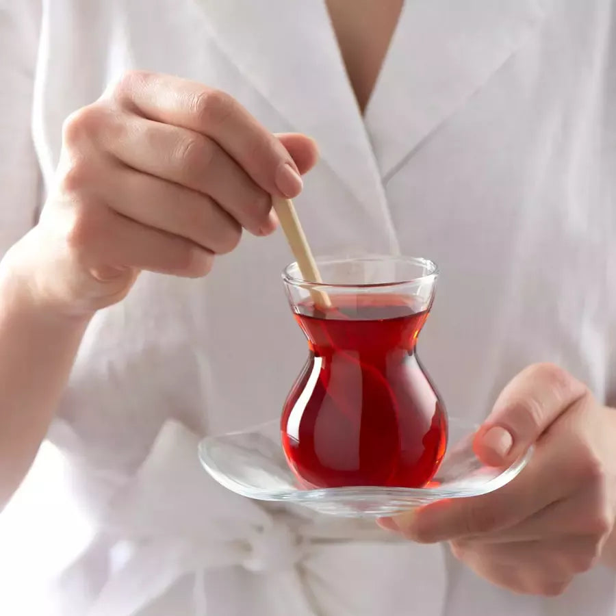 Pasabahce - Dantel 12 Teilig Teeglas Set 140 ml