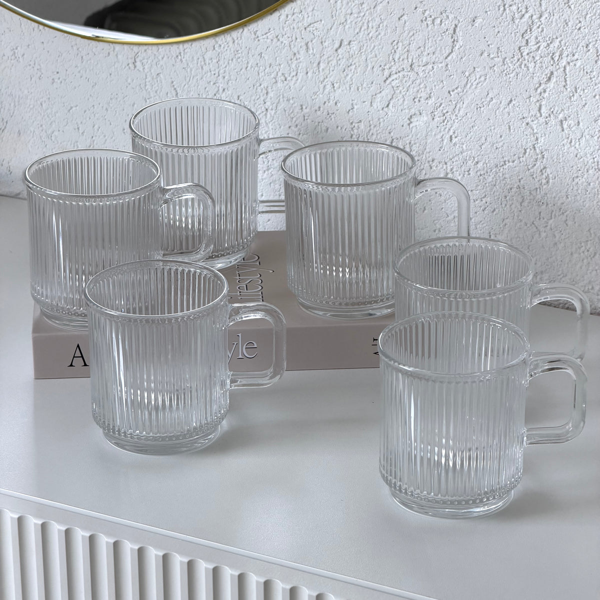 Forte Teeglas mit Henkel 6er Set