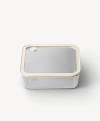 Glas Frischhaltedosen 1940 ml Beige Quadratisch