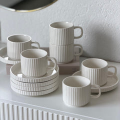 Borneo Kaffeetassen Set 12-Teilig