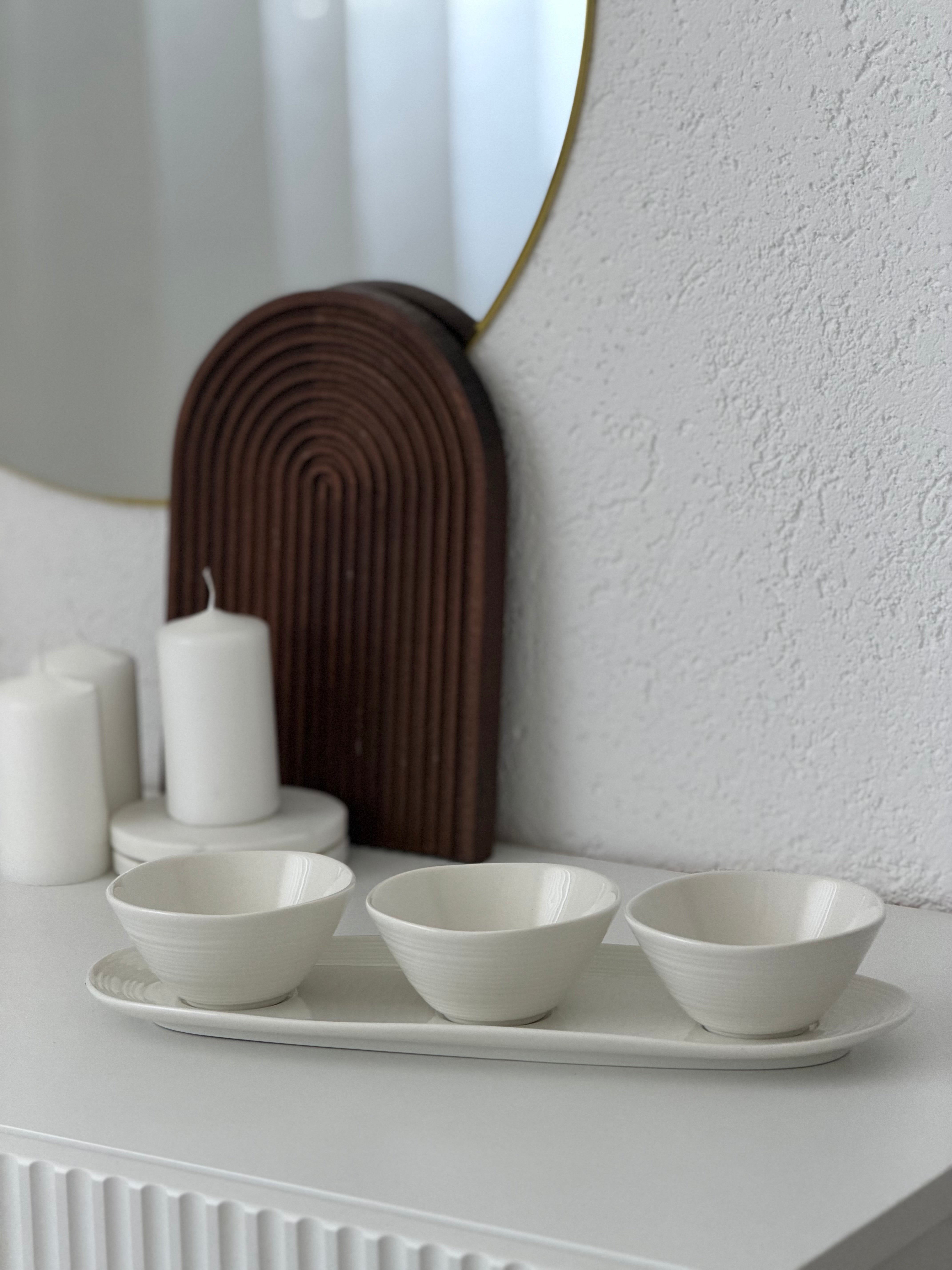 Nara Dip & Snackschalen Set 4-Teilig