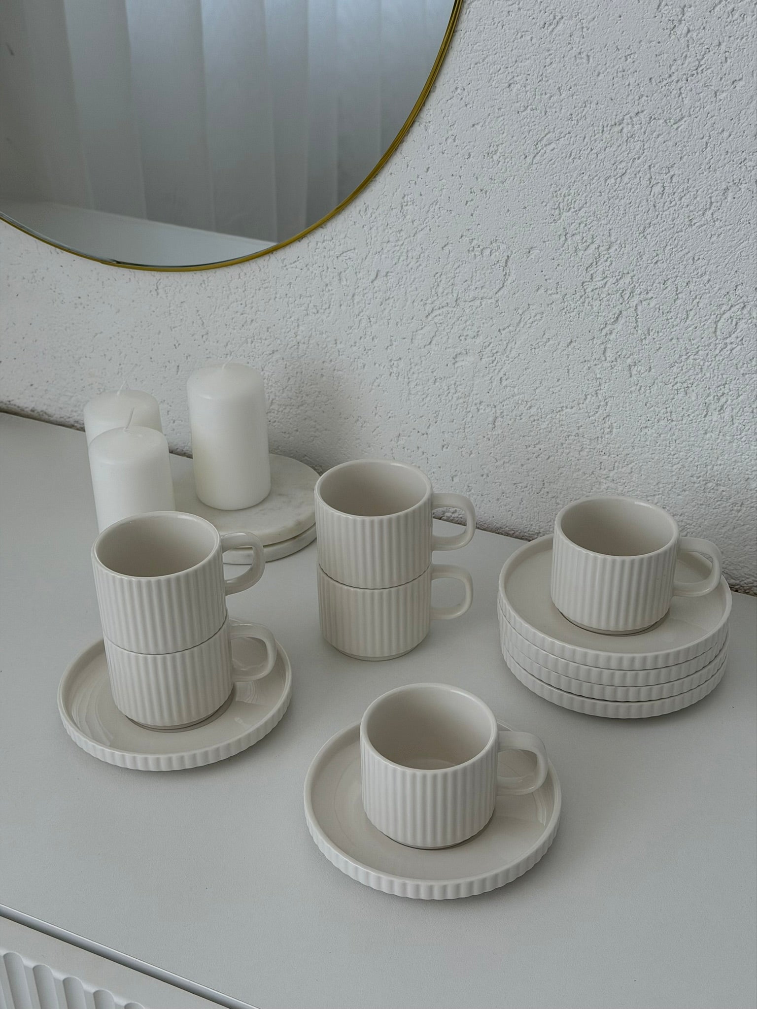 Borneo Mokkatassen Set 12-teilig