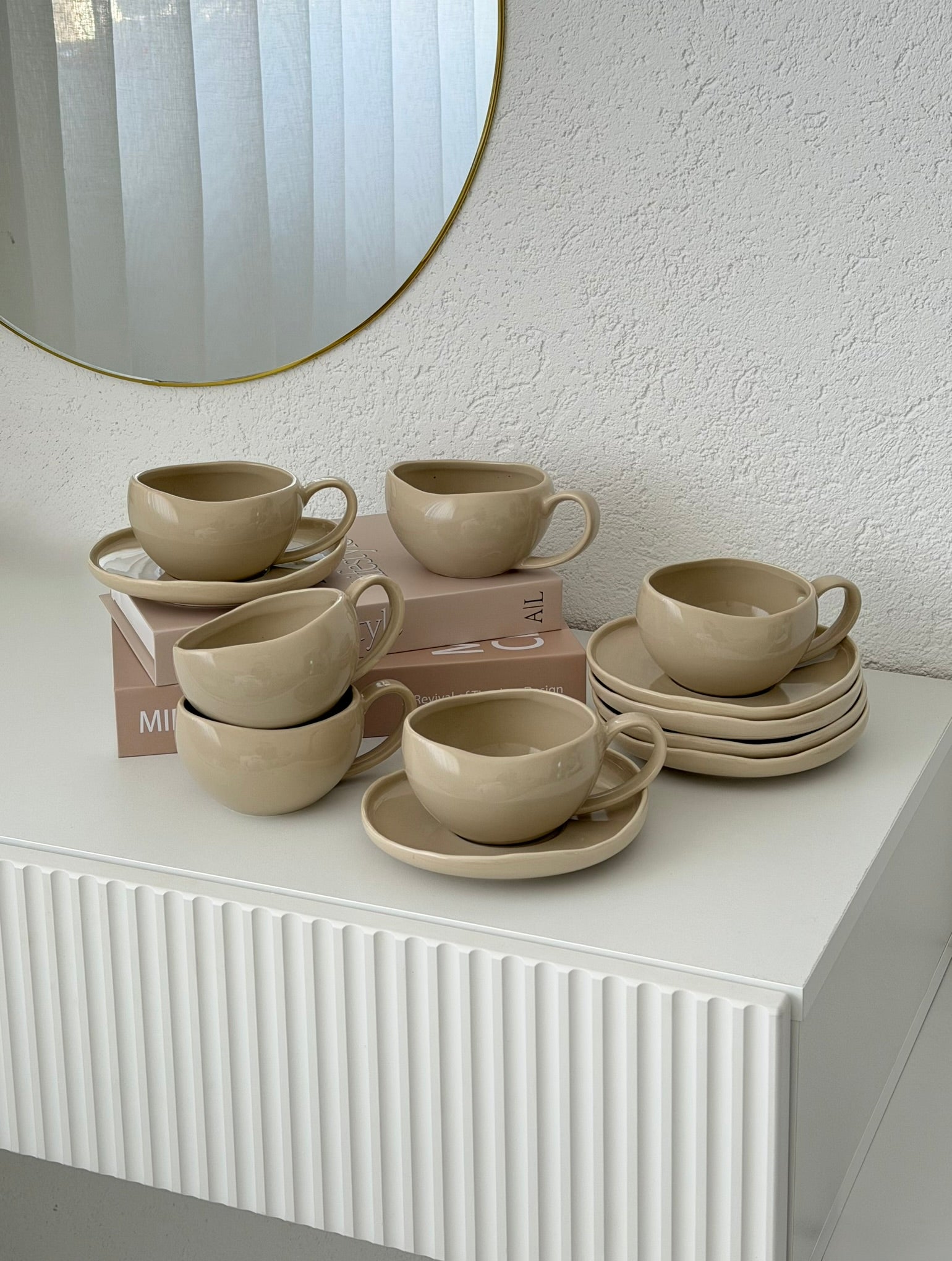 Wave Kaffeetassen Set 12-teilig