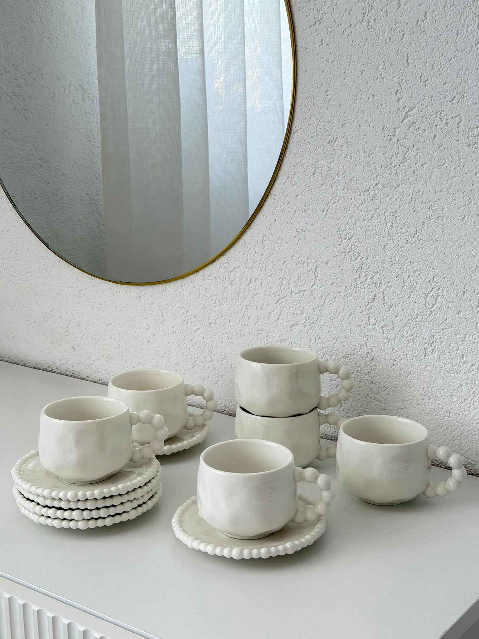 Pearly Kaffeetassen Set 12-teilig