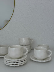 Pearly Kaffeetassen Set 12-teilig