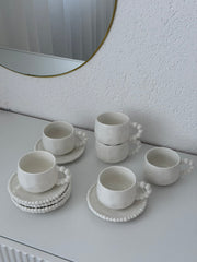 Pearly Kaffeetassen Set 12-teilig