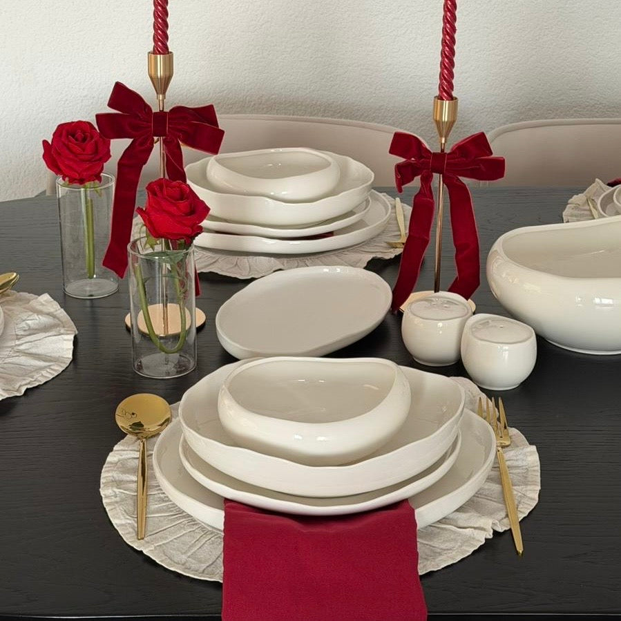 Planet Weiß Geschirrset 29 Teilig für 6 Personen