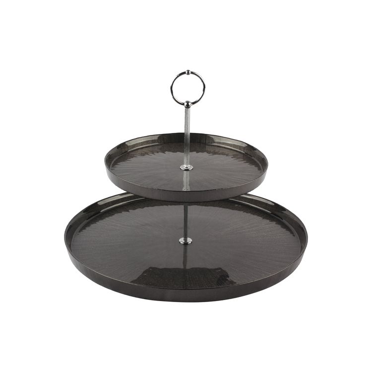 Bricard – Rexy Dunkelgrau Etagere 2 Schicht 21-32 cm