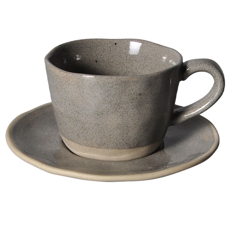 Albi Espressotassen Set Dunkelgrau 12 Teiling für 6 Personen