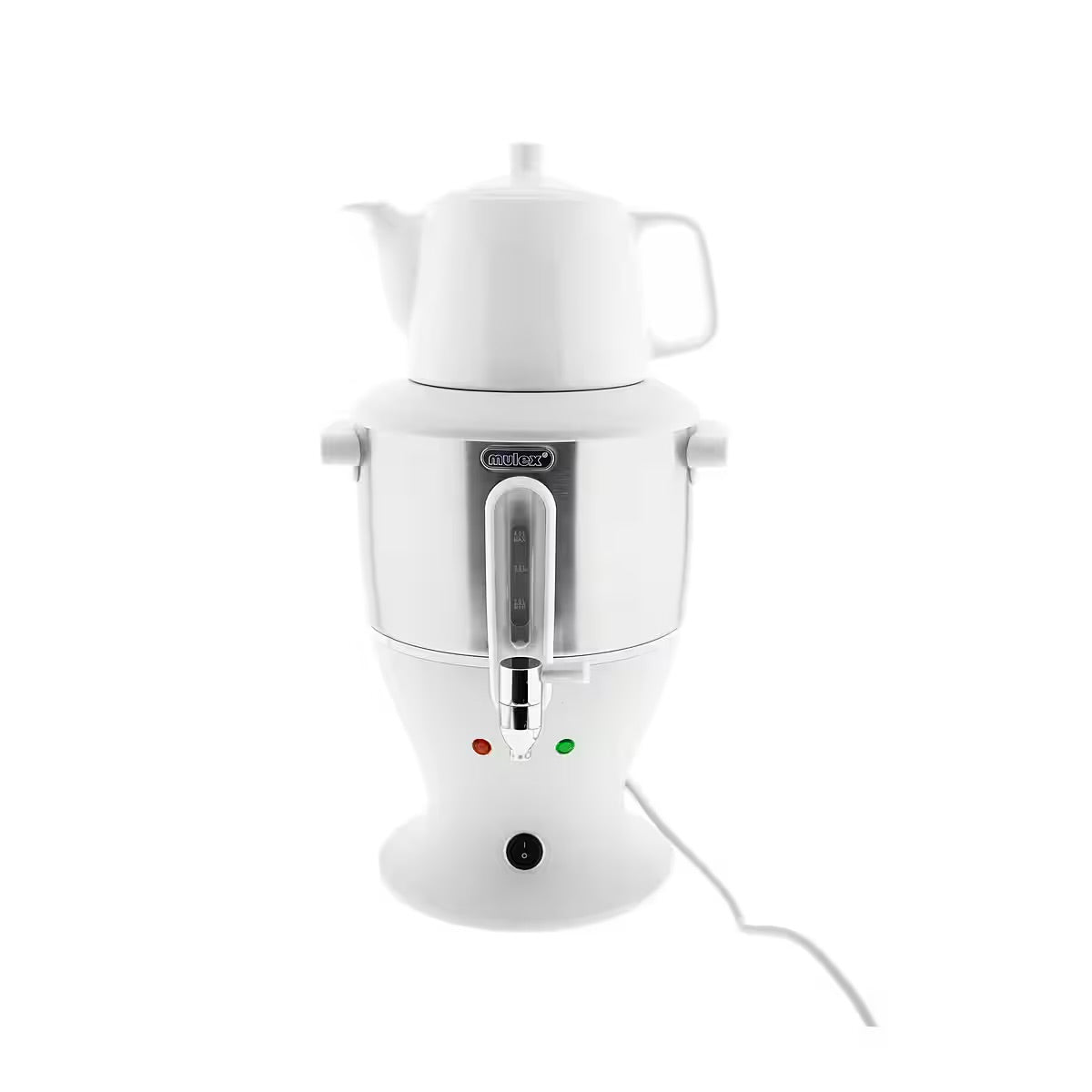 Mulex Teekocher 1800 W - 4 L Wasserbehälter & 1,5 L Porzellan-Teekanne