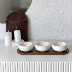 Belicia Servierschalen Set 4-Teilig Groß