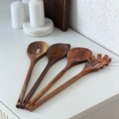 Bricard Akazien Küchenutensilien-Set 4-Teilig