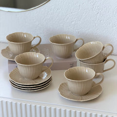 Florange Beige Premium-Tafelservice-Bundle, 53-teilig
