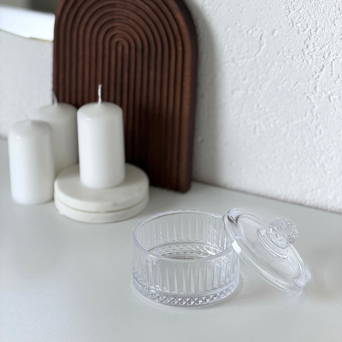 Elisa Glasschale mit Deckel Ø10,5x10cm
