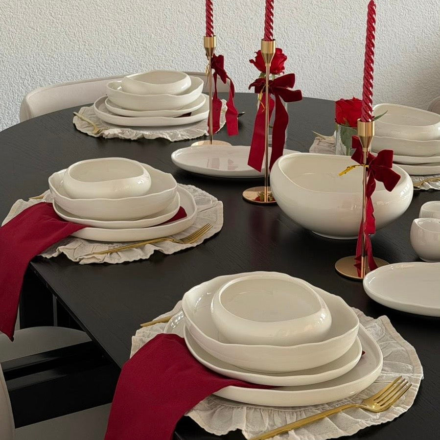Planet Weiß Geschirrset 29 Teilig für 6 Personen